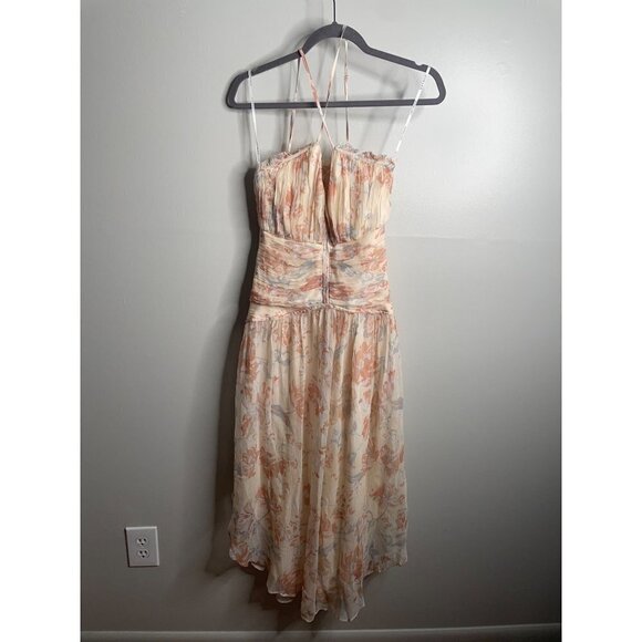 Free People Shona Joy Faye Midi Dress Size 0 NWT Cross Front - Picture 5 of 7